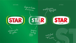 restyling logo Star